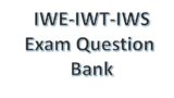 IWE-IWT-IWS exam questions answers