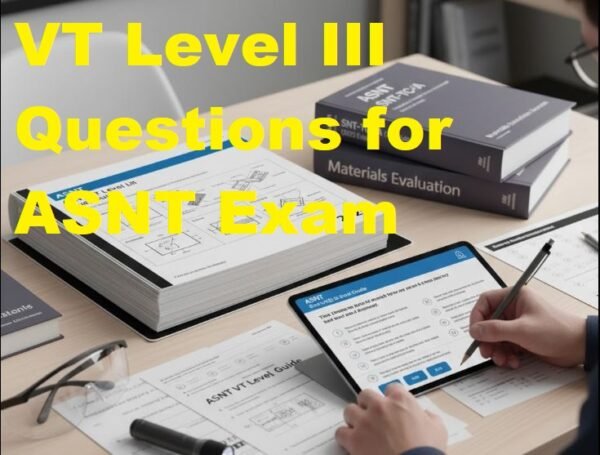 VT Level III Questions for ASNT Exam