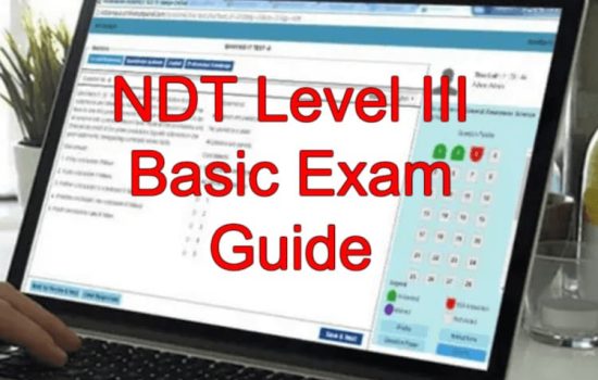 NDT level III Basic Examination